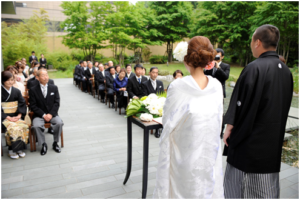 響　赤坂のガーデン結婚式